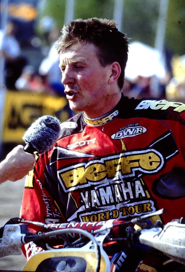 Factory Yamaha-tiimin Peter Johansson Vantaa MM-500 1998